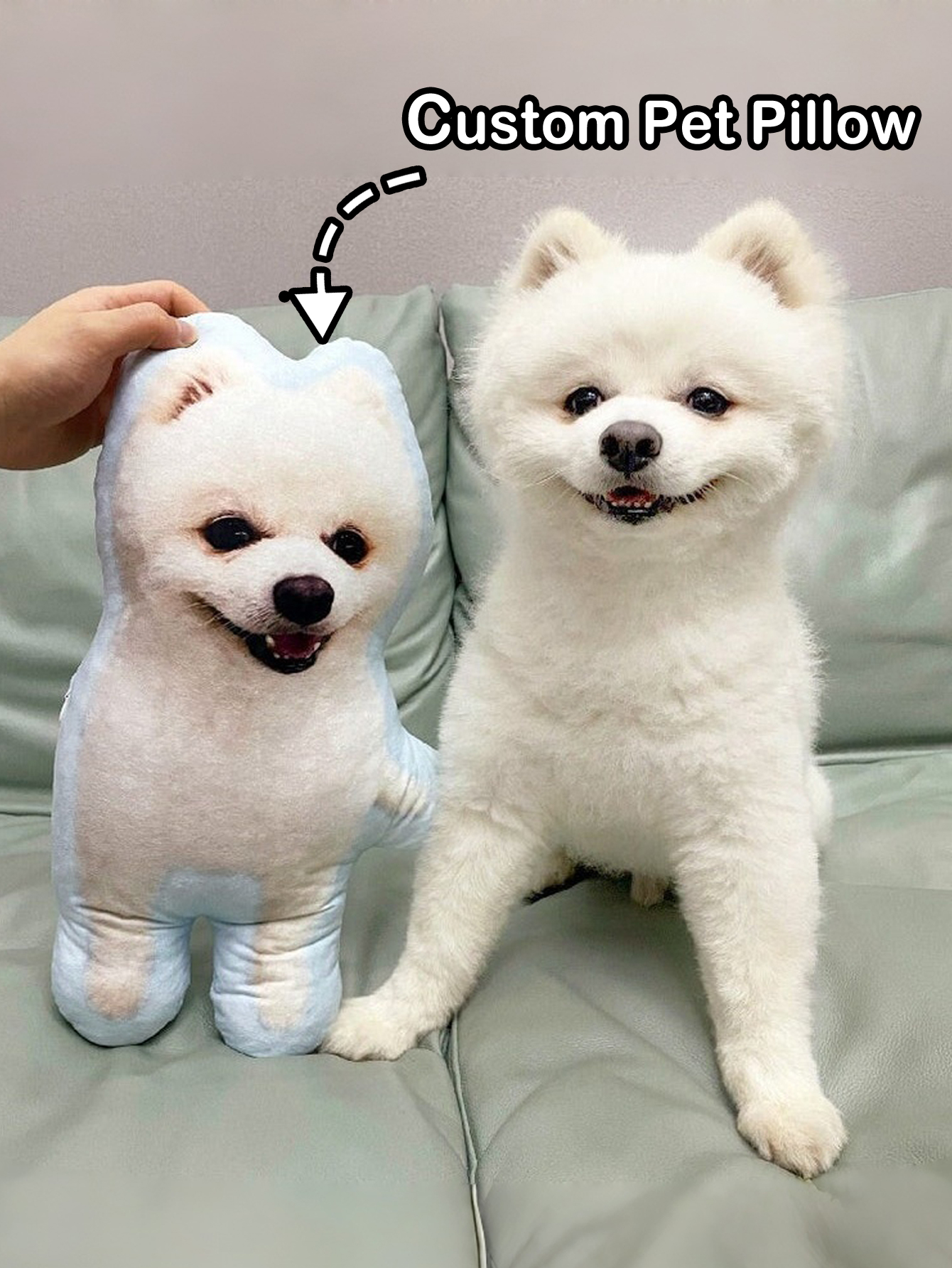 Personalized Pet Photo Pillow Gift For Pet